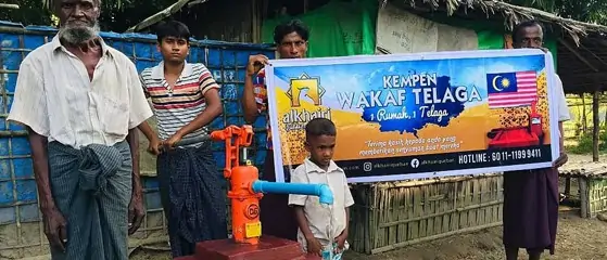 Infaq Telaga - Sumbangan untuk umat Islam di Asia Tenggara.